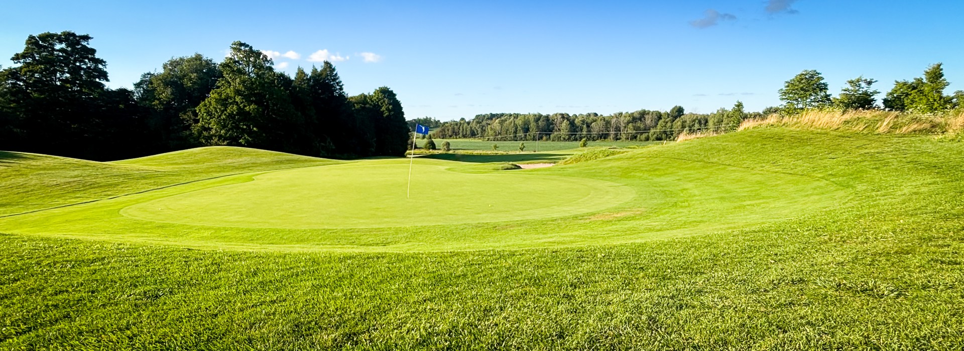 View of golf course fairway