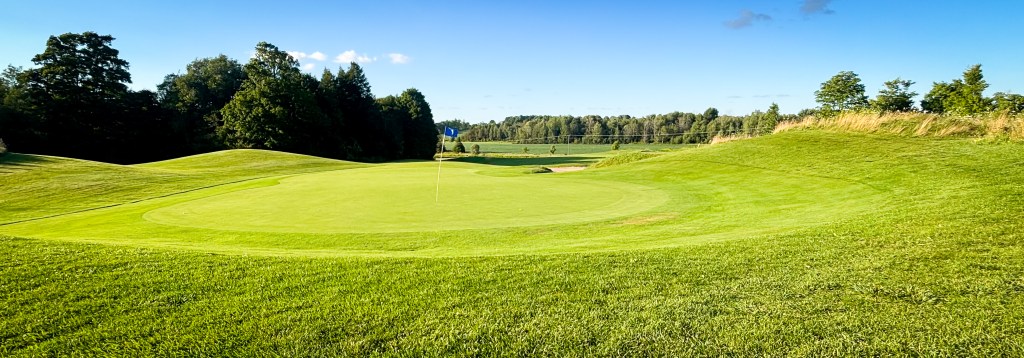 View of golf course fairway